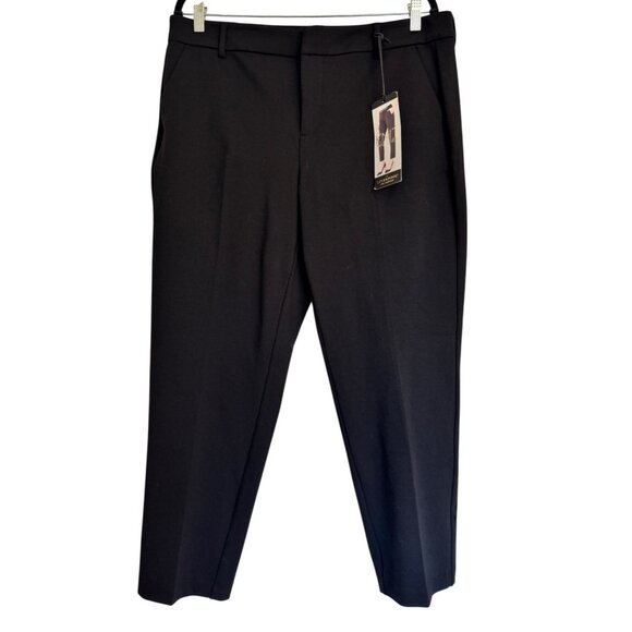 Liverpool Trouser  Black Cropped Size 12/31 Petite Pockets Stretch Dress Pants $ - Picture 1 of 10